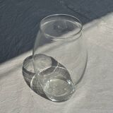 Vase transparent en verre H22
