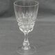 Lot de 6 verres à eau en cristal d'arques. modèle pompadour.