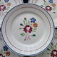 Set de 5 assiettes plates en faïence de Lunéville KG  Modèle Chantilly