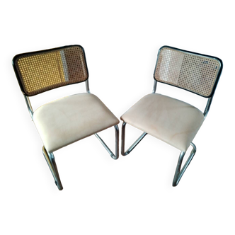 Set of 2 Cesca Marcel Breuer chairs