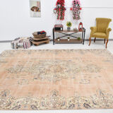 Handmade antique classic rug 361x260cm