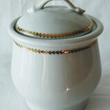 Snake porcelain sugar pot