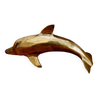 Vintage Brass Dolphin