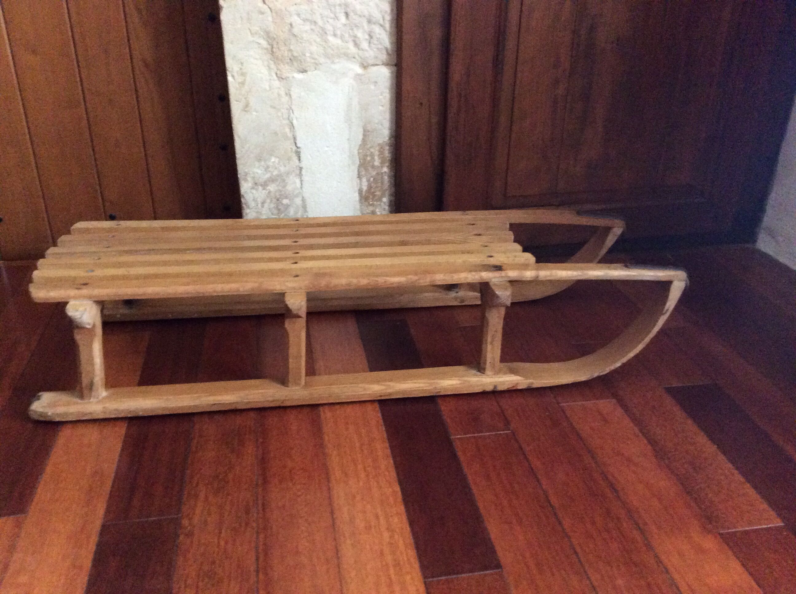 Wooden sledge