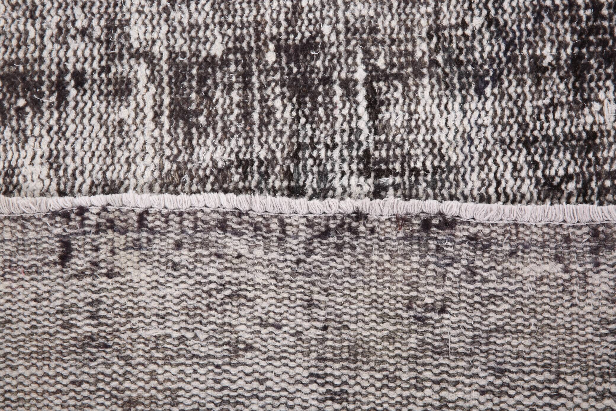 3x10 Rug For Hallway Gray Blue Turkish Vintage Runner Rug, 81x306Cm