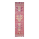 Tapis coureur vintage en laine et coton turc noué à la main rose 87x328