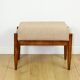Edmund Homa stool beige-gold seat - boucle - 2 pieces available