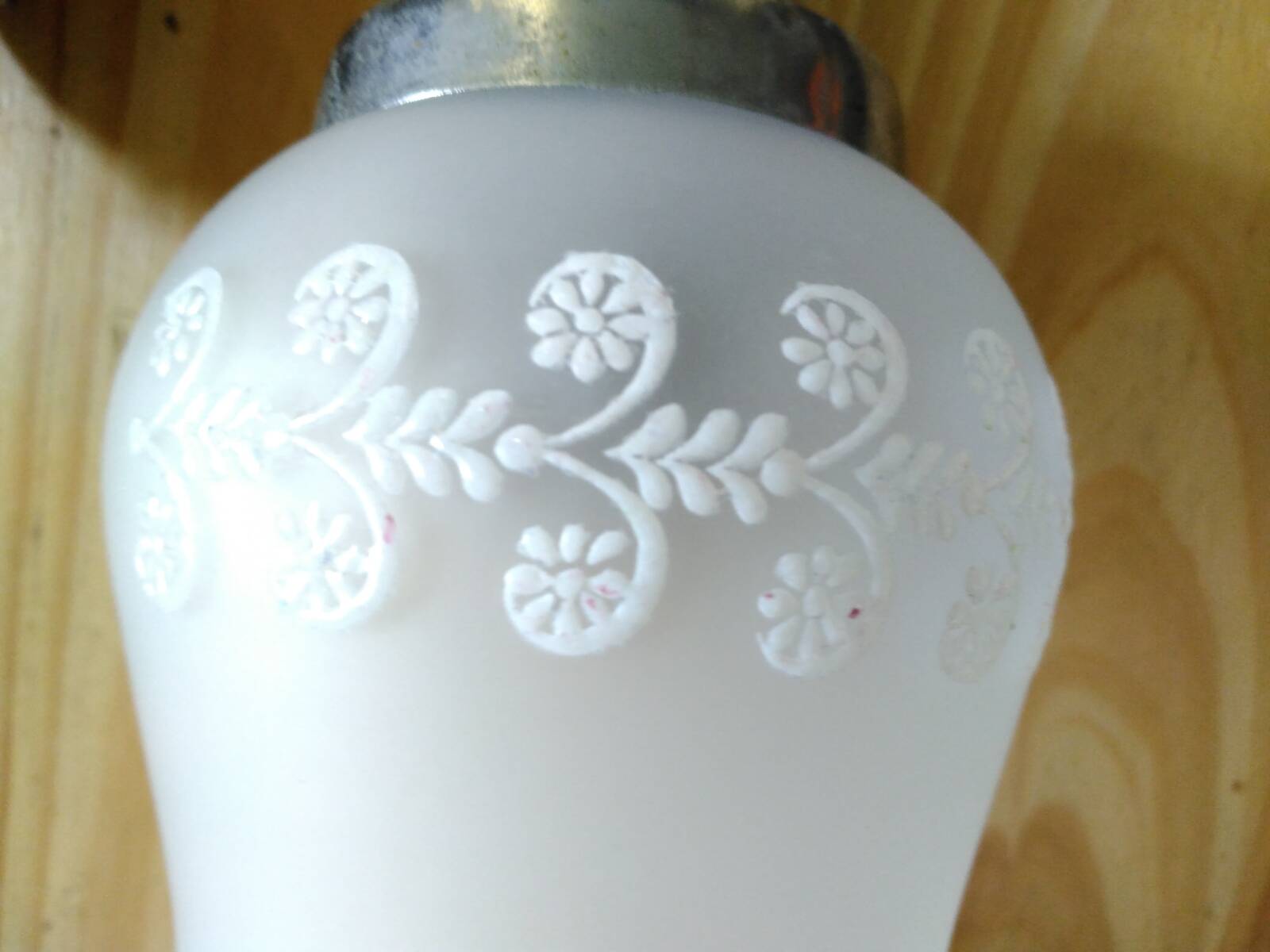 Glass and metal wall lights