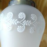 Glass and metal wall lights