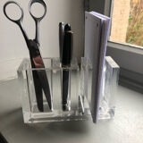 Plexiglas pencil holder by Harvey Guzzini circa 1970