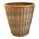 Large VINTAGE WICKER BASKET Wood