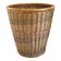 Large VINTAGE WICKER BASKET Wood