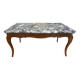 Louis XV style table with marble top