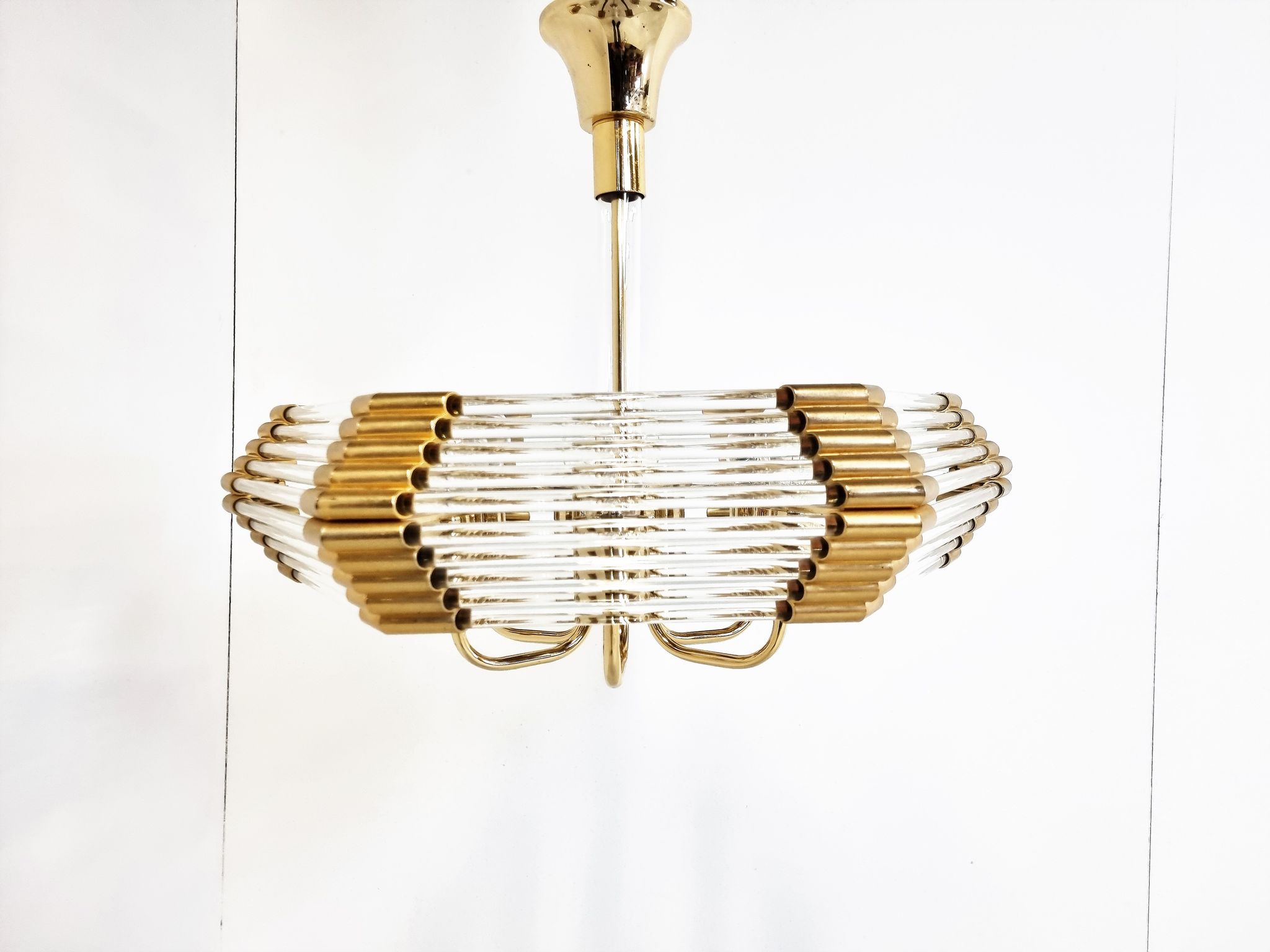 Lustre en cristal vintage par Bakalowits & Sohne , années 1980