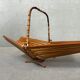 Vintage foldable fruit bowl – bamboo