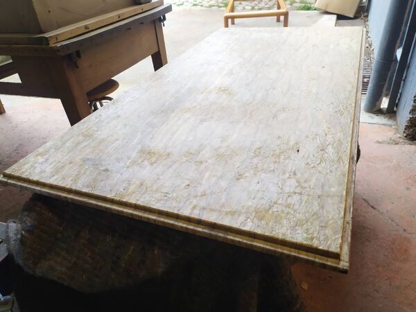 Table basse architonic en travertin