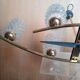 Lustre Arlus 6 feux en laiton doré, vers 1950