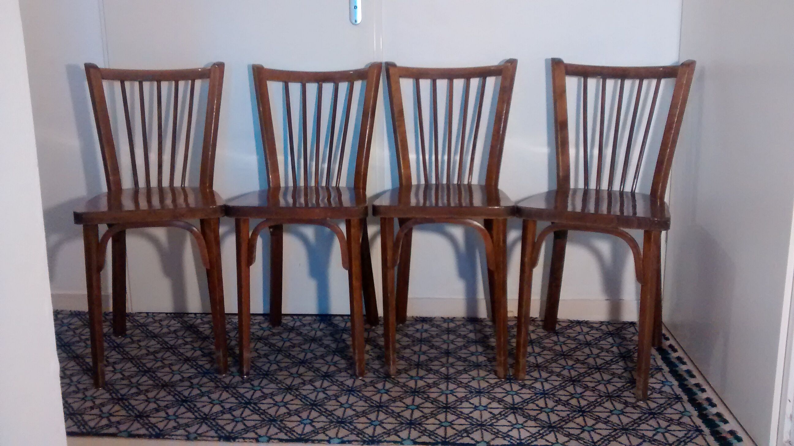Set of four chairs Bistro Baumann