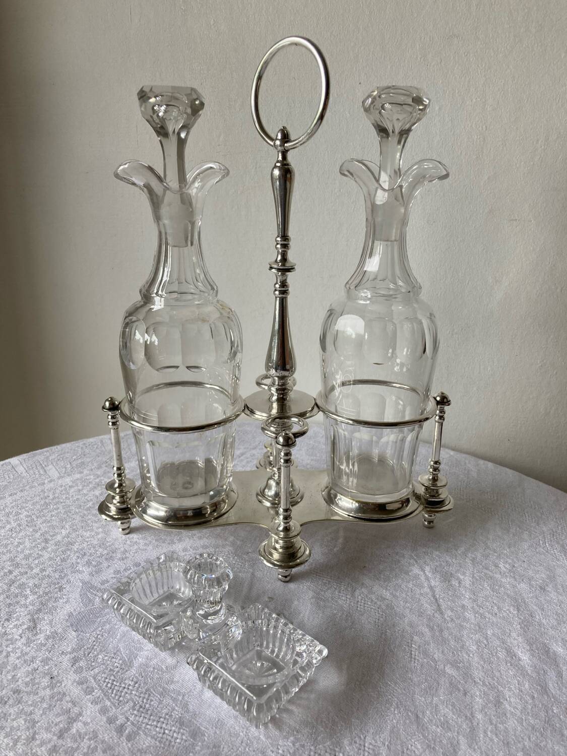 Christofle silver-plated metal servant