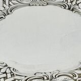 Plat en céramique douce signé v. bassano