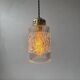 PAIR OF VINTAGE GLASS SUSPENSIONS