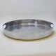 Large Vintage Aluminum Serving Tray