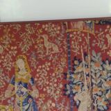 wool tapestry the lady and the unicorn