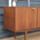 Teak & rosewood row by Wrighton * 168 cm