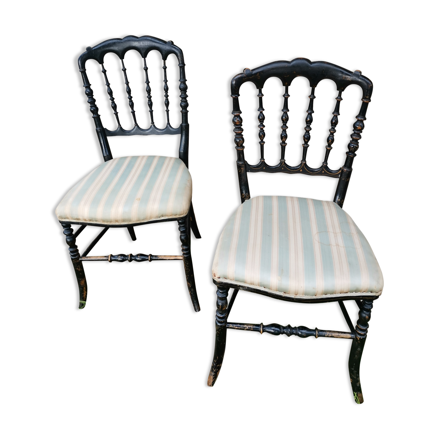 Pair of chairs napoleon lll era