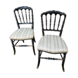 Pair of chairs napoleon lll era