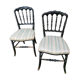 Paire de chaises époque Napoléon lll