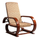 An exceptionally rare mahogany recliner crafted in Italy during the 1950s"
