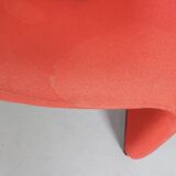 Pierre Paulin Set of 2 F598 Groovy Armchairs for Artifort New Upholstery, 1972