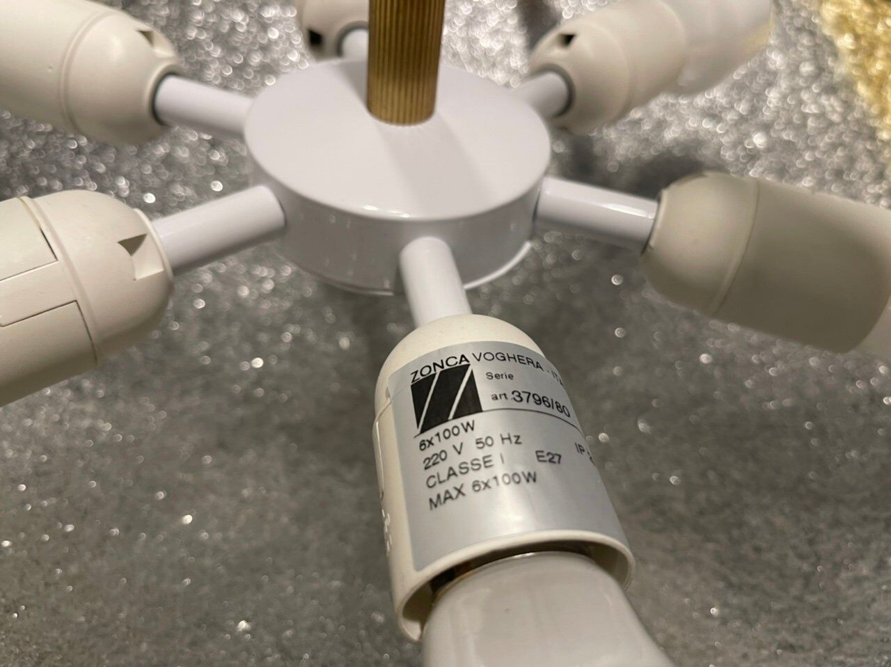 Murano glass light pendant, 1970s