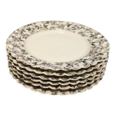 6 flat plates 24cm H&C