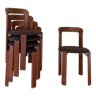 Set of 6 original Bruno Rey chairs by Dieteker, 1970's