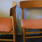 Pair of J39 chairs by Børge Mogensen for Farstrup Møbler, 1950s