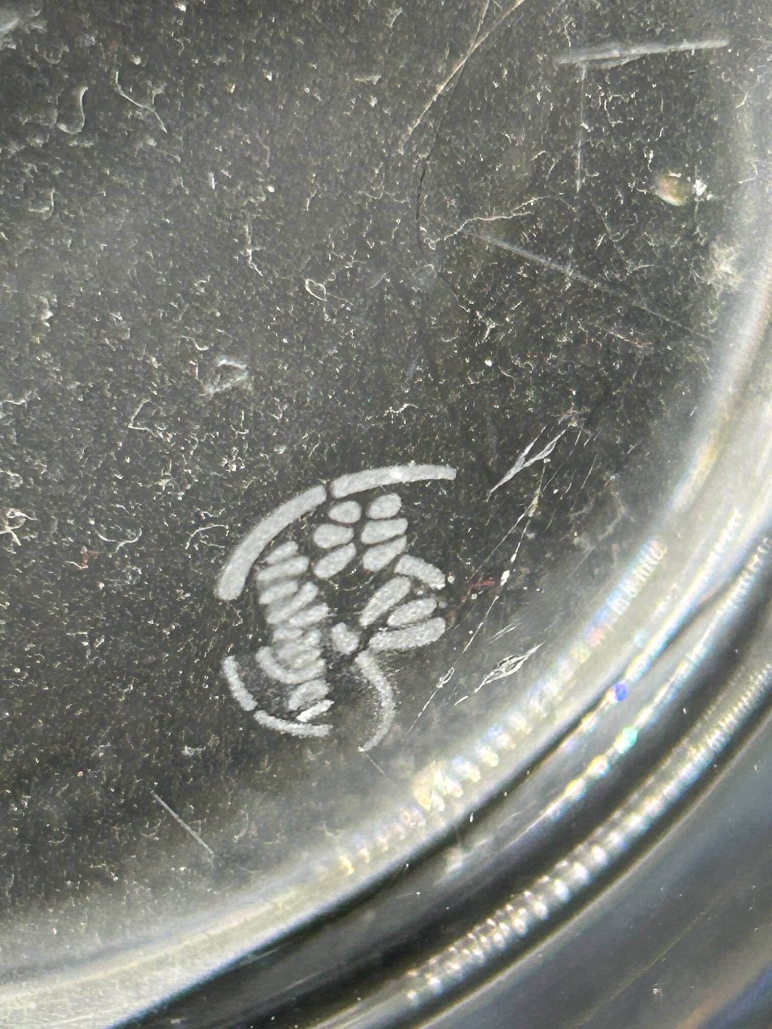 crystal ice bucket 1970