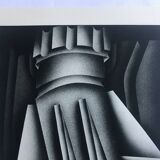 Original lithograph by Jacques POLI, Refinery, 1978