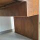Ancien bureau Art Déco Noyer vintage