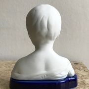 Limoges biscuit and porcelain child bust after Camille Tharaud