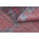 1970s Pink Turkish Handmade Wool Runner Rug, Geometric Motifs 85x328