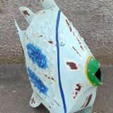 Blue metal fish