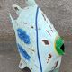 Blue metal fish