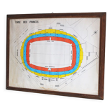 Map of the Parc des Princes