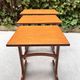 Vintage Scandinavian teak nesting tables by "Victor B Wilkins"