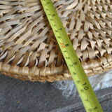 Empty wicker pocket to hang 70s