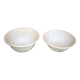 2 porcelain mixing bowls (Made in France)