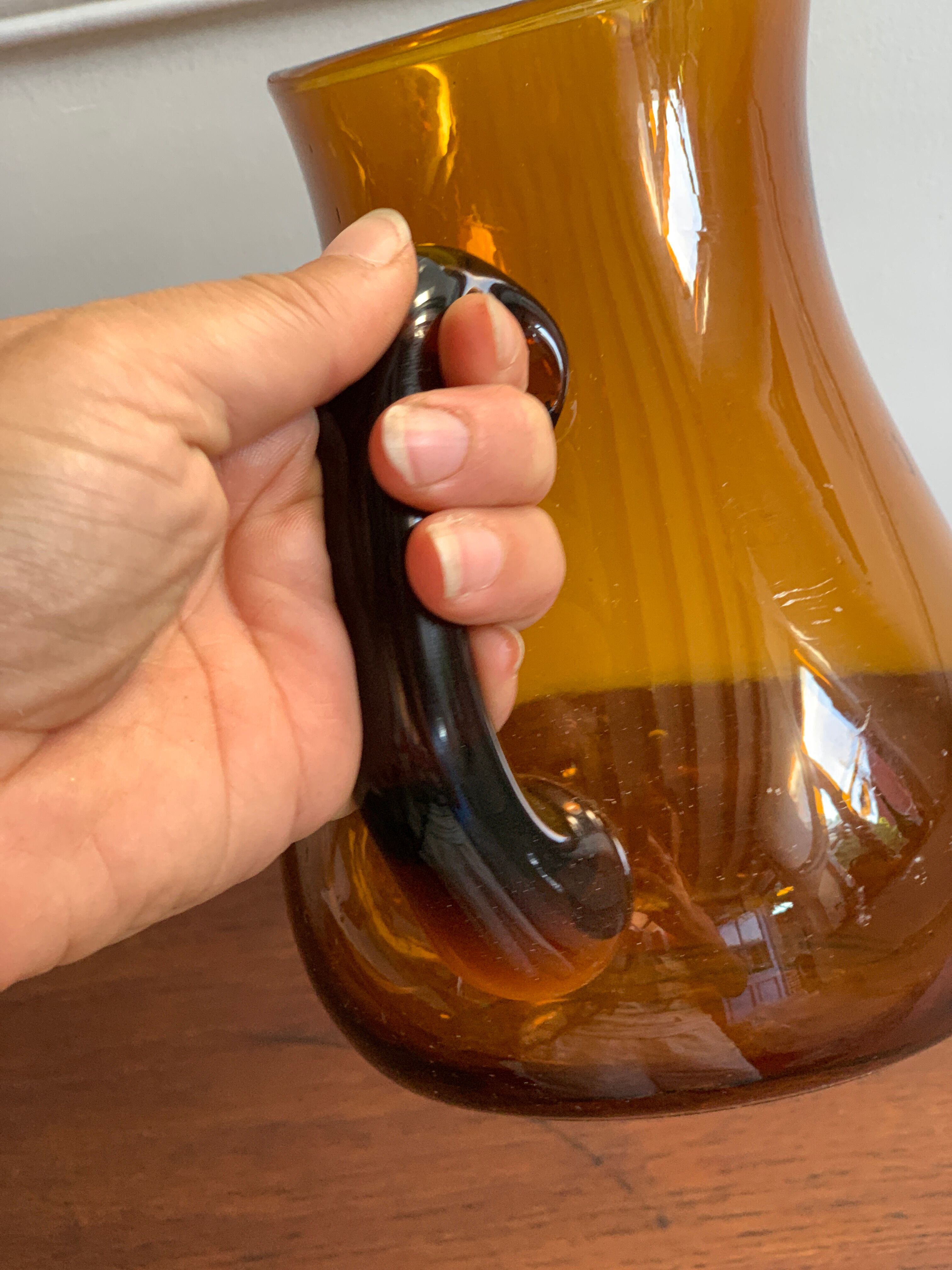 Blown glass decanter