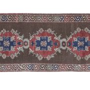 Tapis vintage turc de oushak tissé à la main 84x220 cm